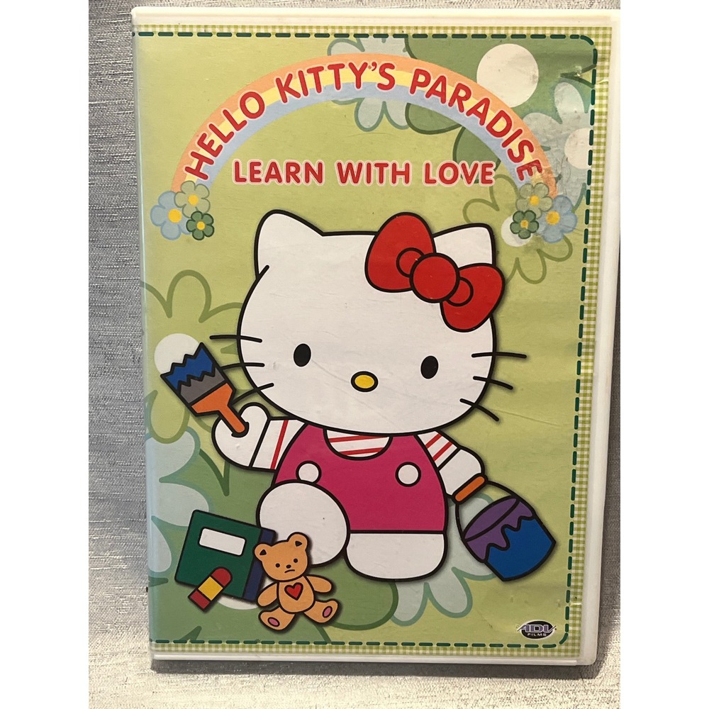 Hello Kitty's Paradise Learn With Love DVD Sanrio Kids Animated 2002 ADV Films